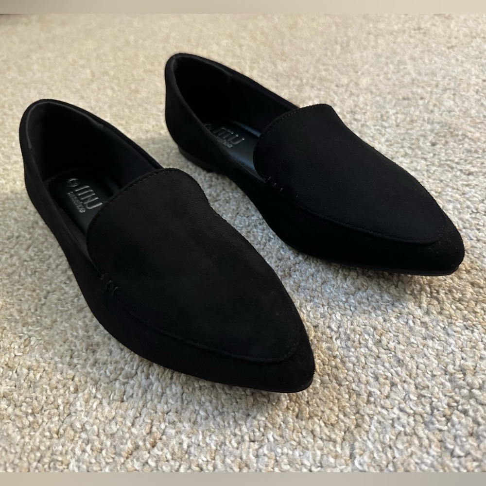 Musshoe Women’s Suede Pointed Toe Loafers Memory Foam Size 8.5
